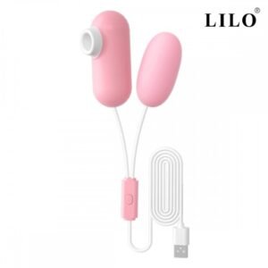 Cápsula e Sugador Vibratório 2 em 1 USB – 12 Modos | Lilo