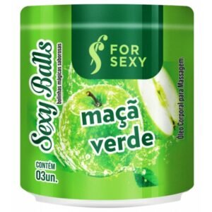 Sexy Balls Maçã Verde com 3 Unidades